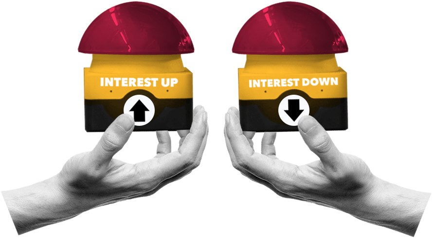 Interest rates buttons